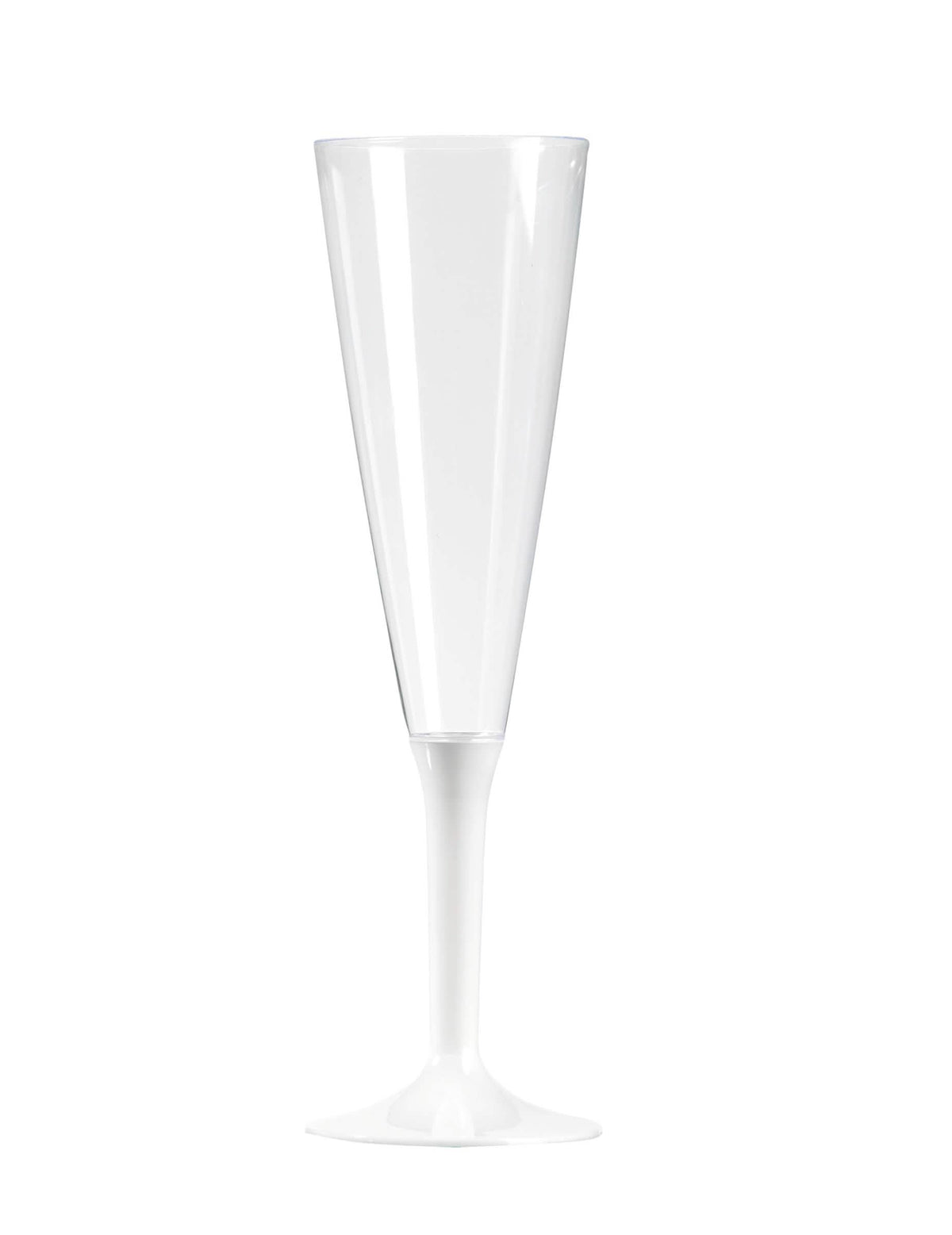 Pezsgőspohár buliba fehér talppal 150 ml