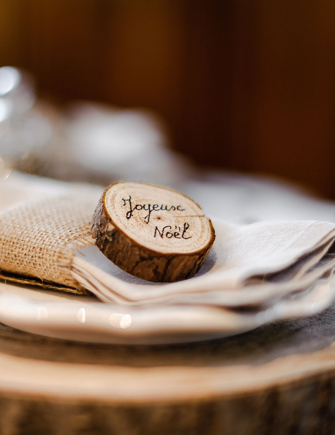 10 mini természetes fa rönk 5 cm