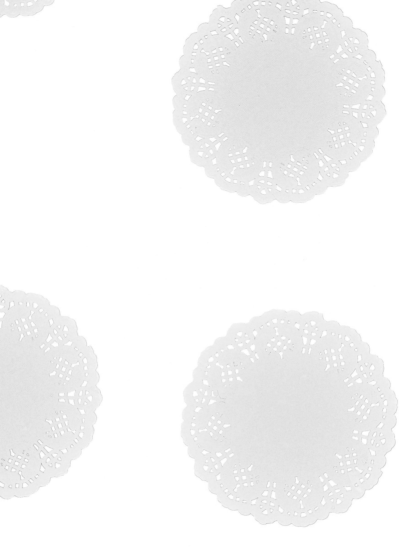 10 kis fehér csipkés papír alátét 11,5 cm