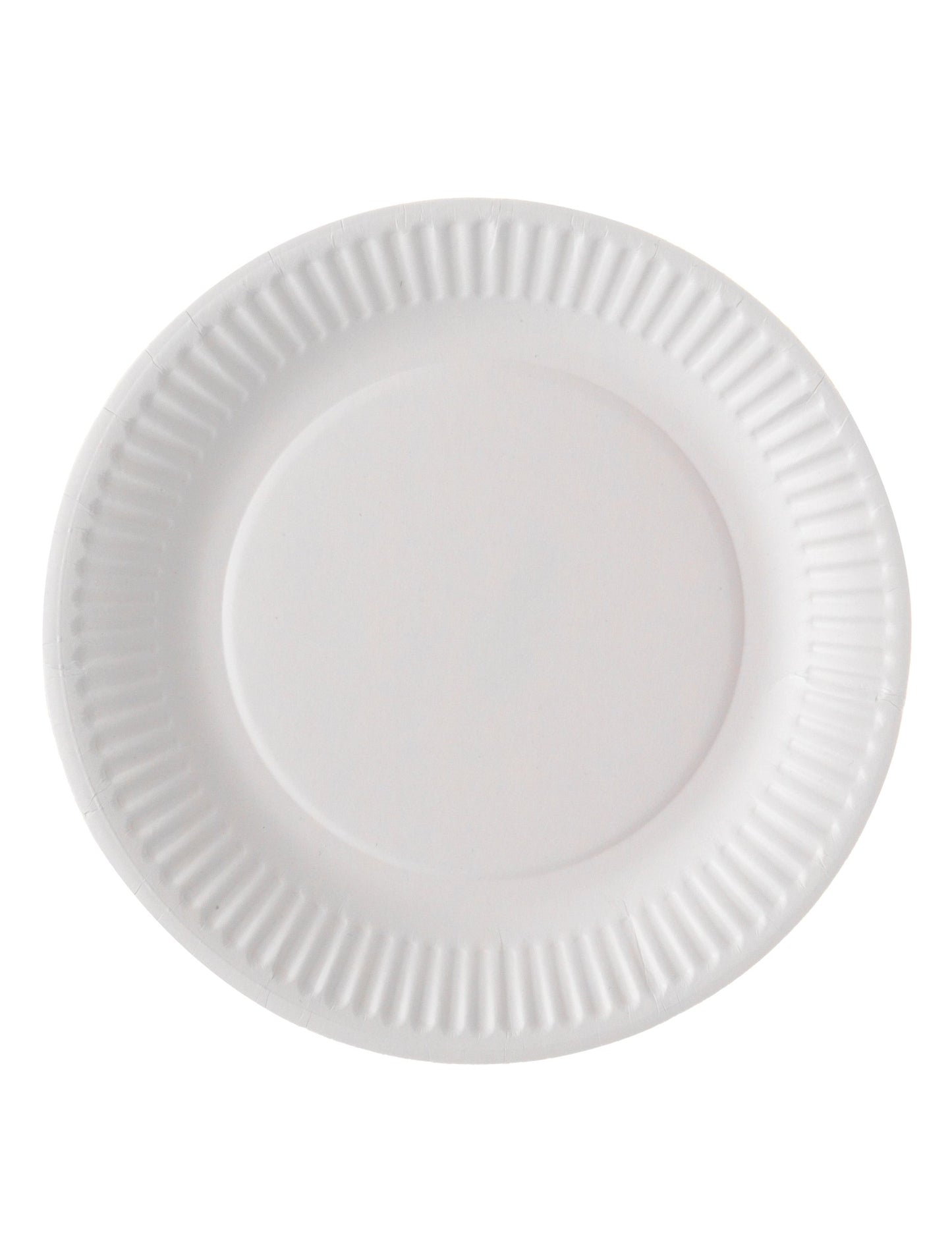 100 db kis fehér kartontányér 18 cm komposztálható