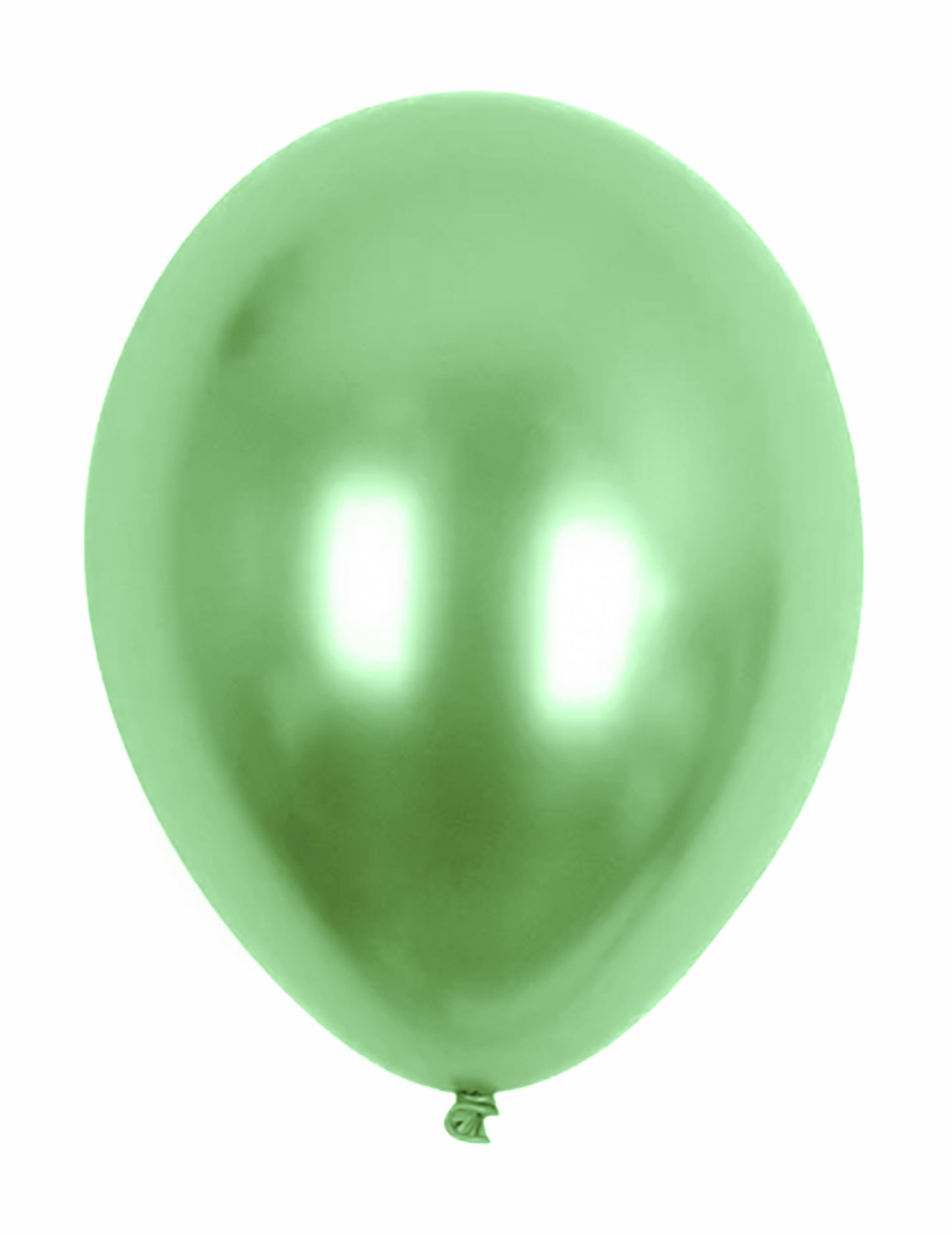 100 fém zöld léggömb 29 cm