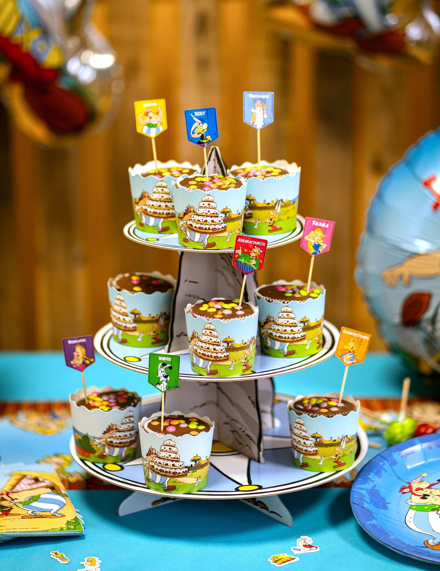 12 Asterix cupcake formák