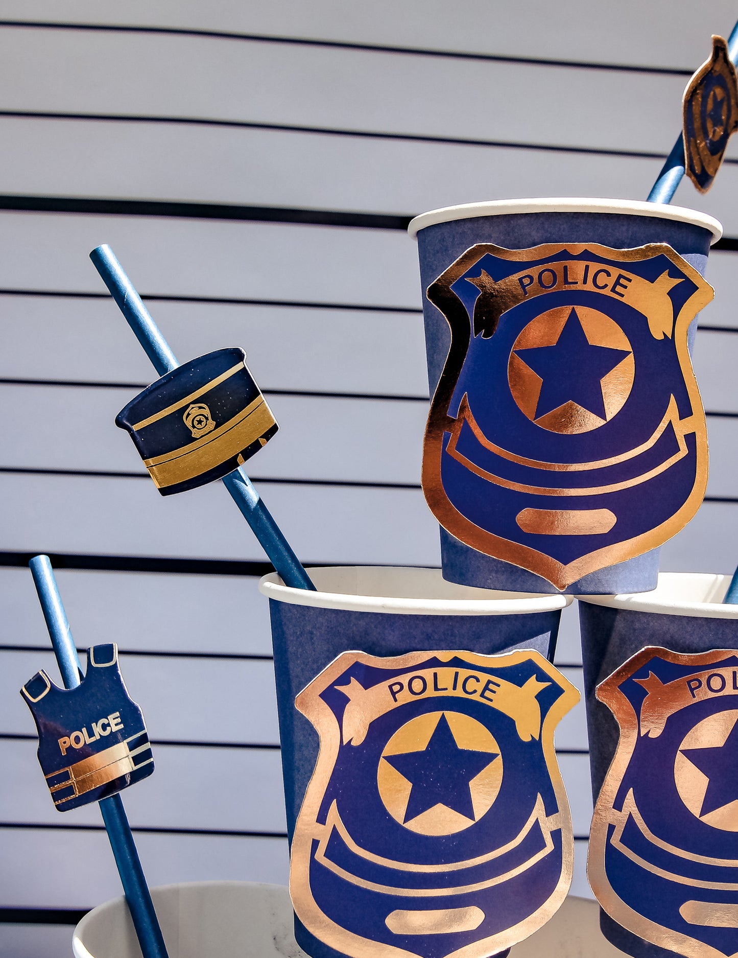 12 szalma haditengerészet és arany 19,5 cm