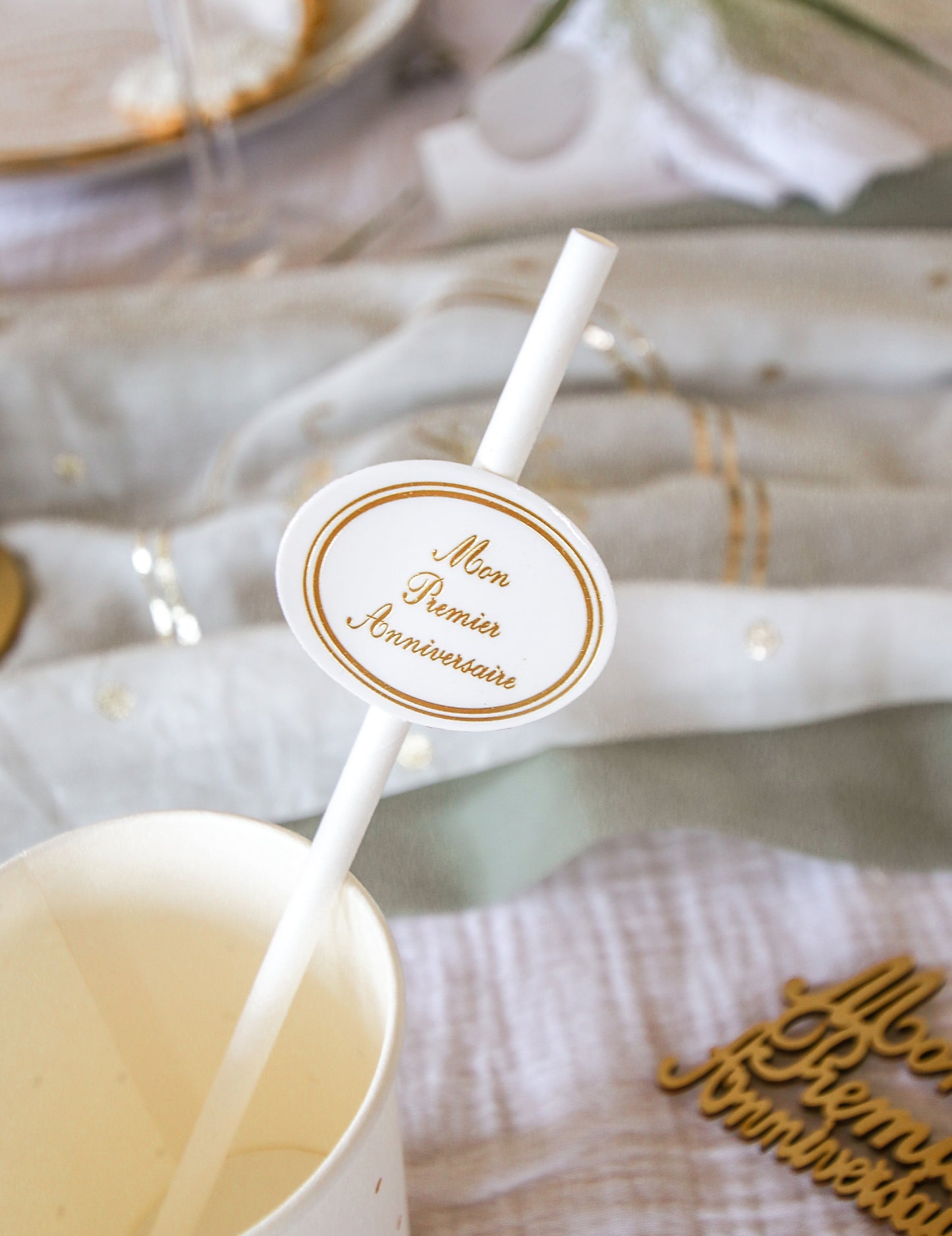 12 szalma medál Az első fehér és arany évfordulóm