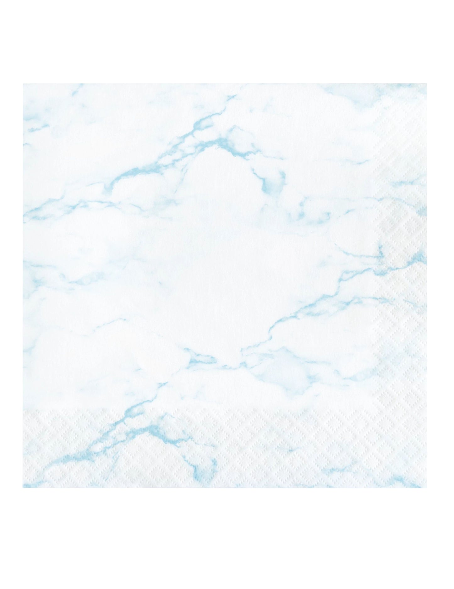 16 db kis márványozott kék papírszalvéta, 16,5 x 16,5 cm cm egy elegáns asztalhoz