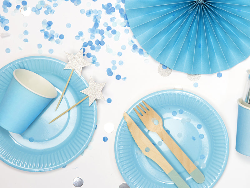 18 menta színű fa teríték 16 cm egyezés