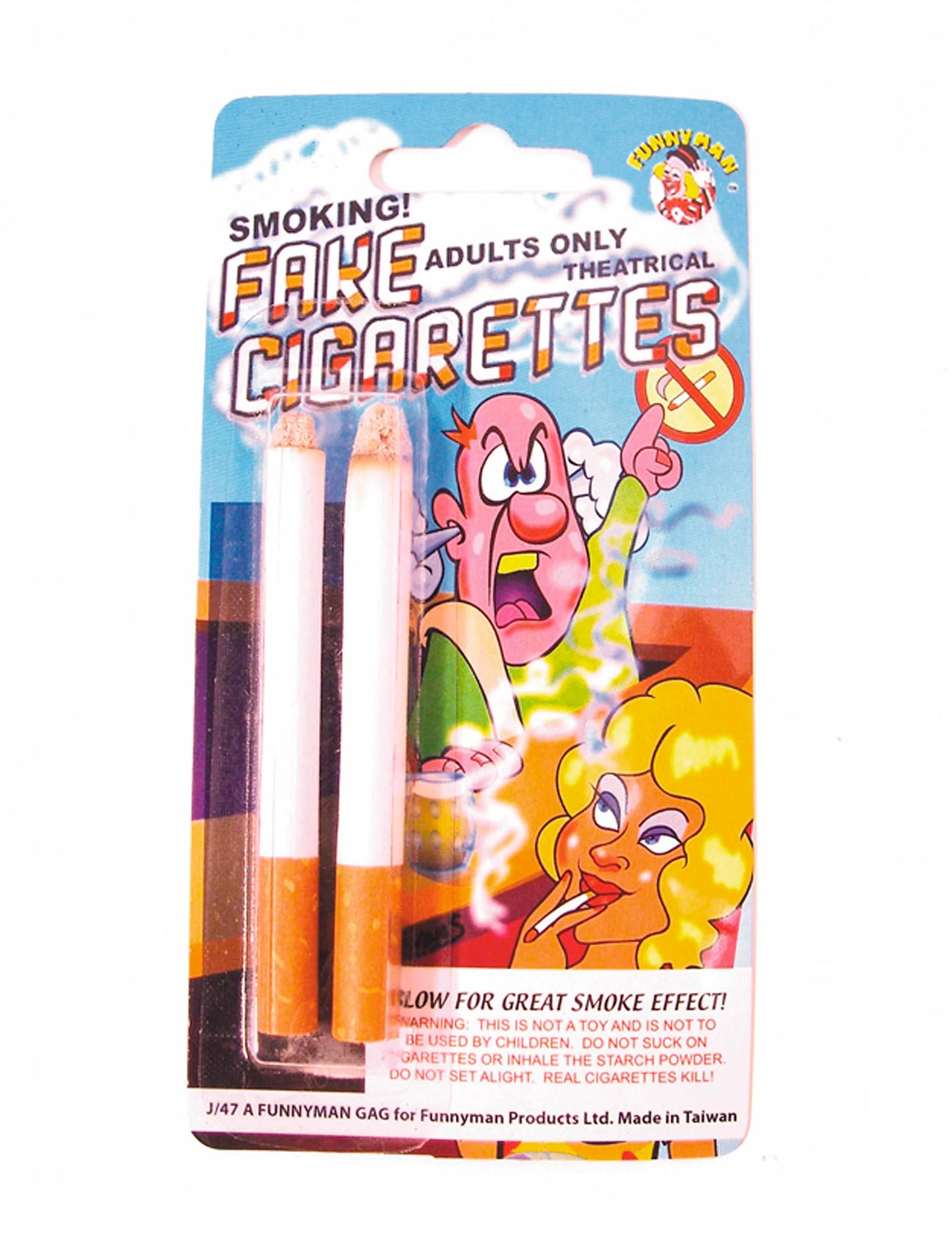 2 Füstölgő műcigaretta - tréfa és mókakellék