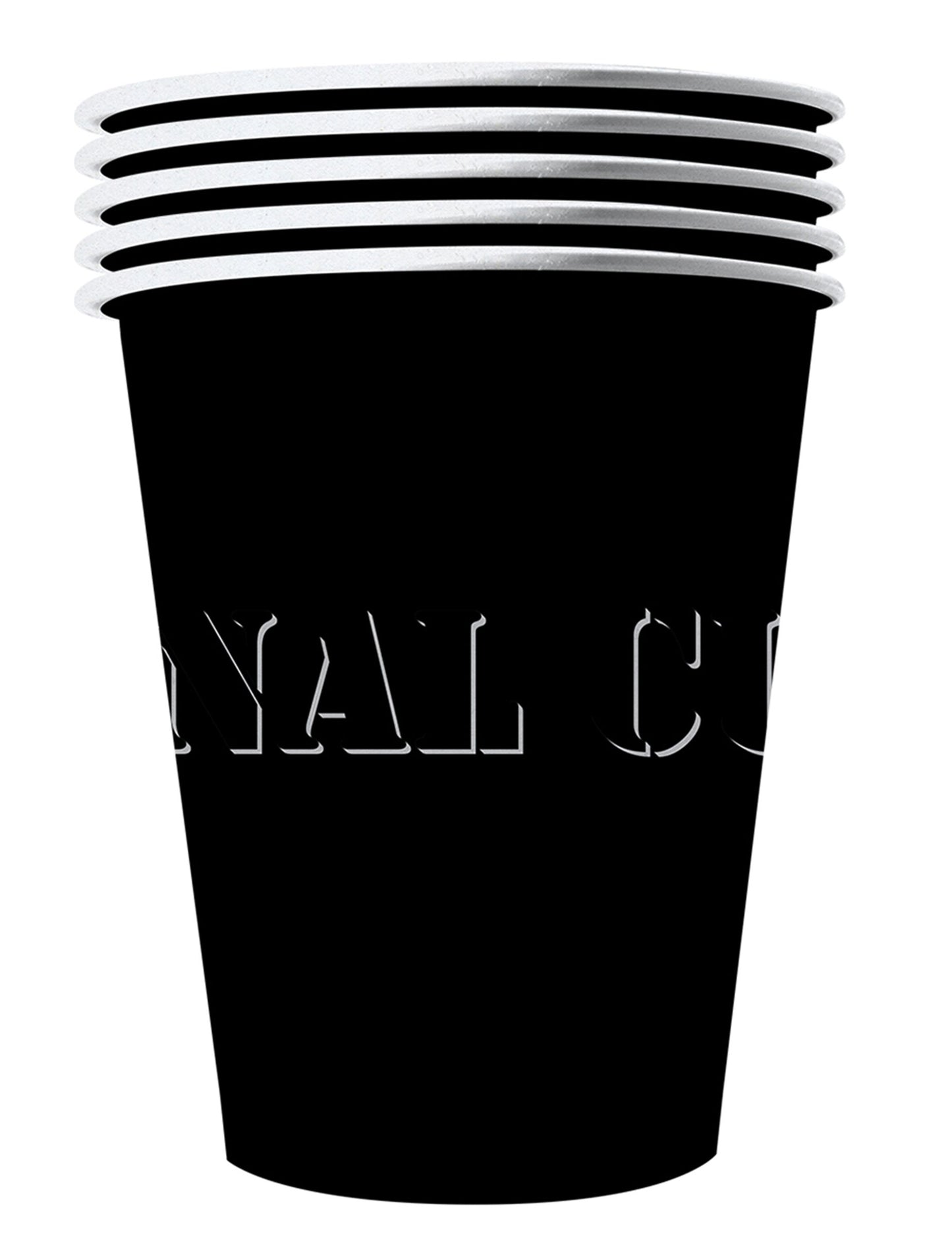 20 amerikai csésze újrahasznosítható karton feketék 53 Cl