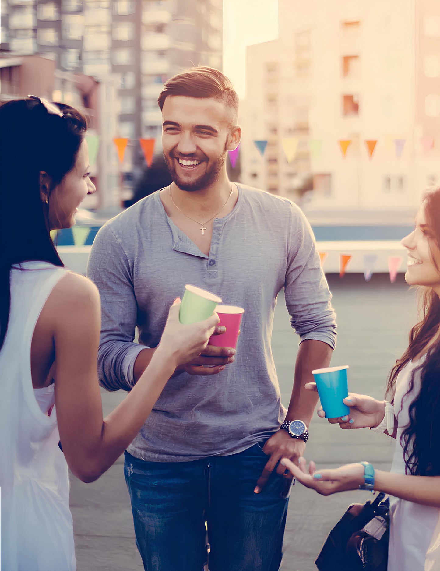 20 amerikai csésze újrahasznosítható karton rózsa 53 cl