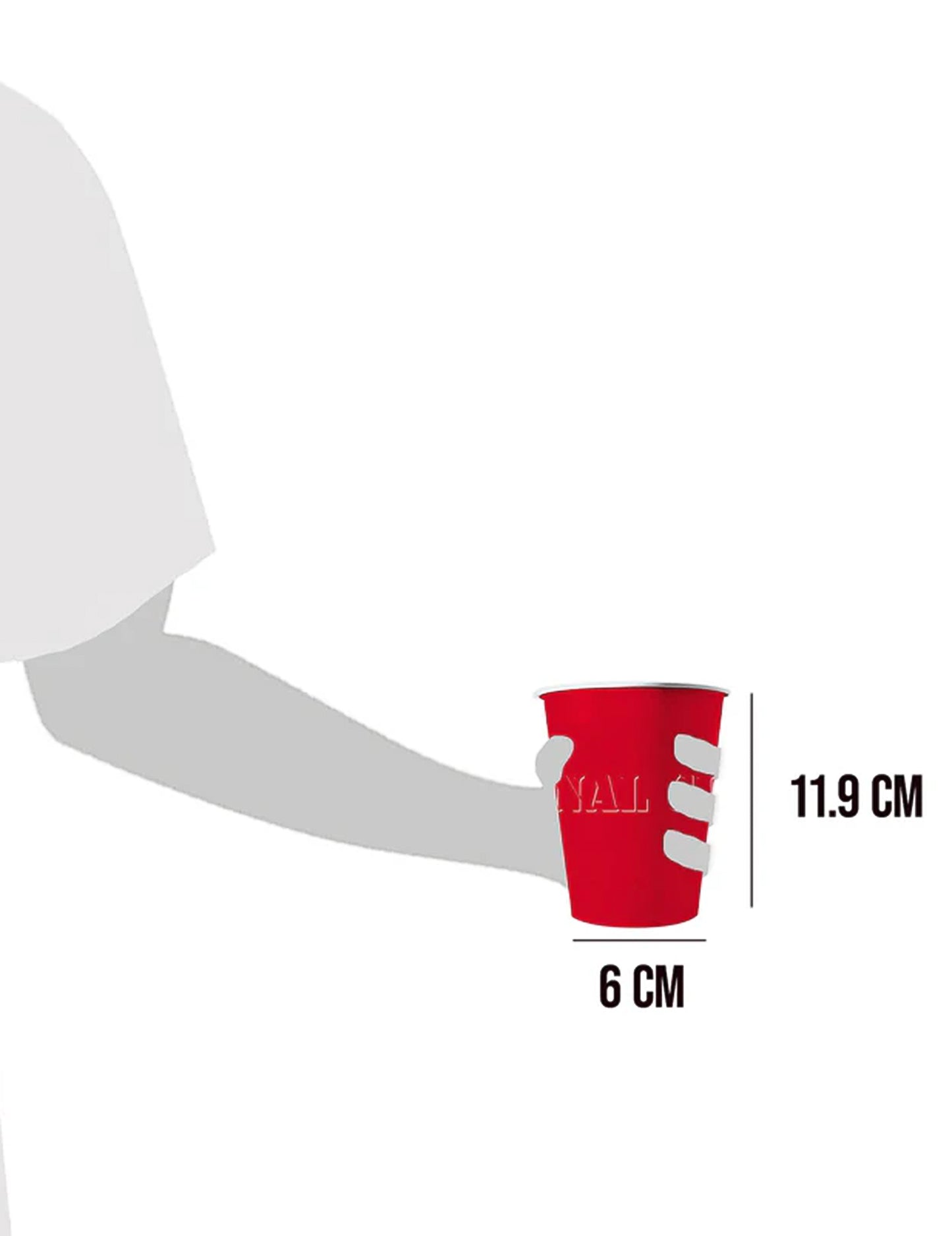 20 American Cups Redy Redy Recishable Carton 53Cl