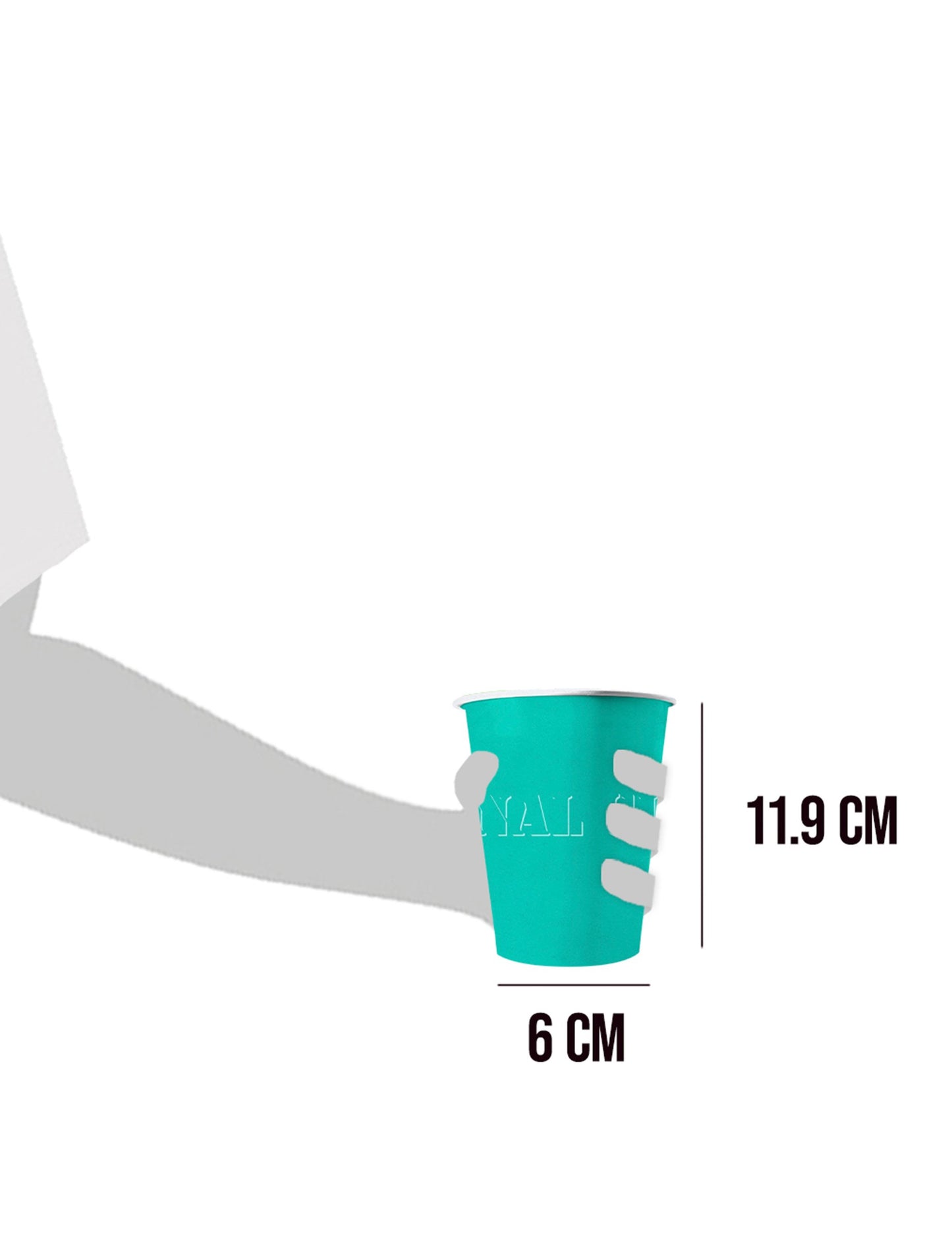 20 amerikai csésze újrahasznosítható karton nyári 53 cl