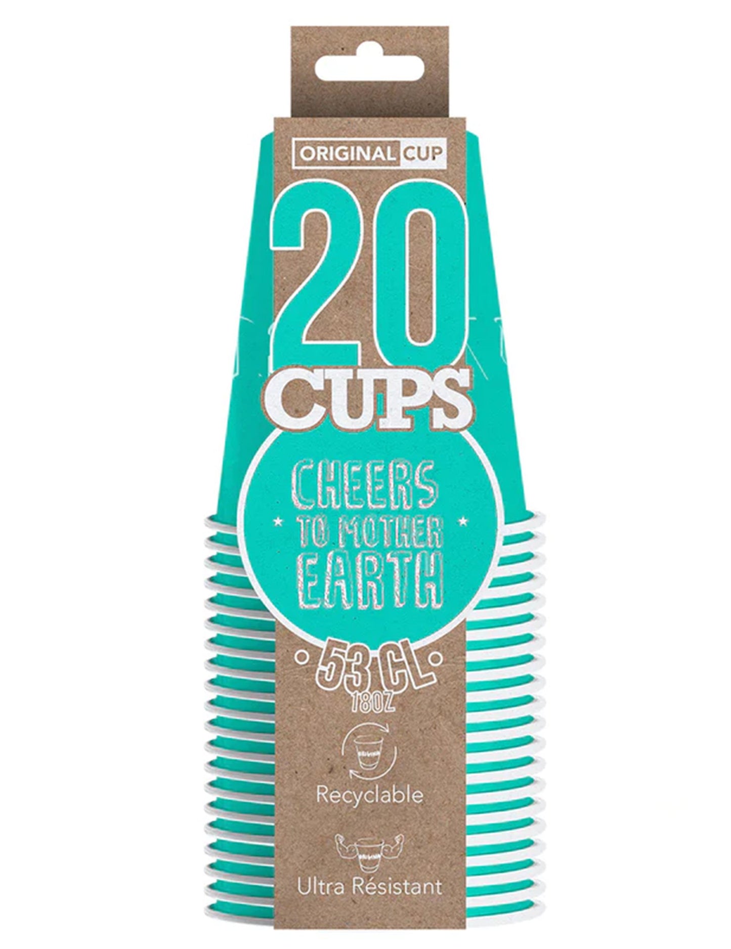 20 amerikai csésze újrahasznosítható türkiz újrahasznosítható 53 CL