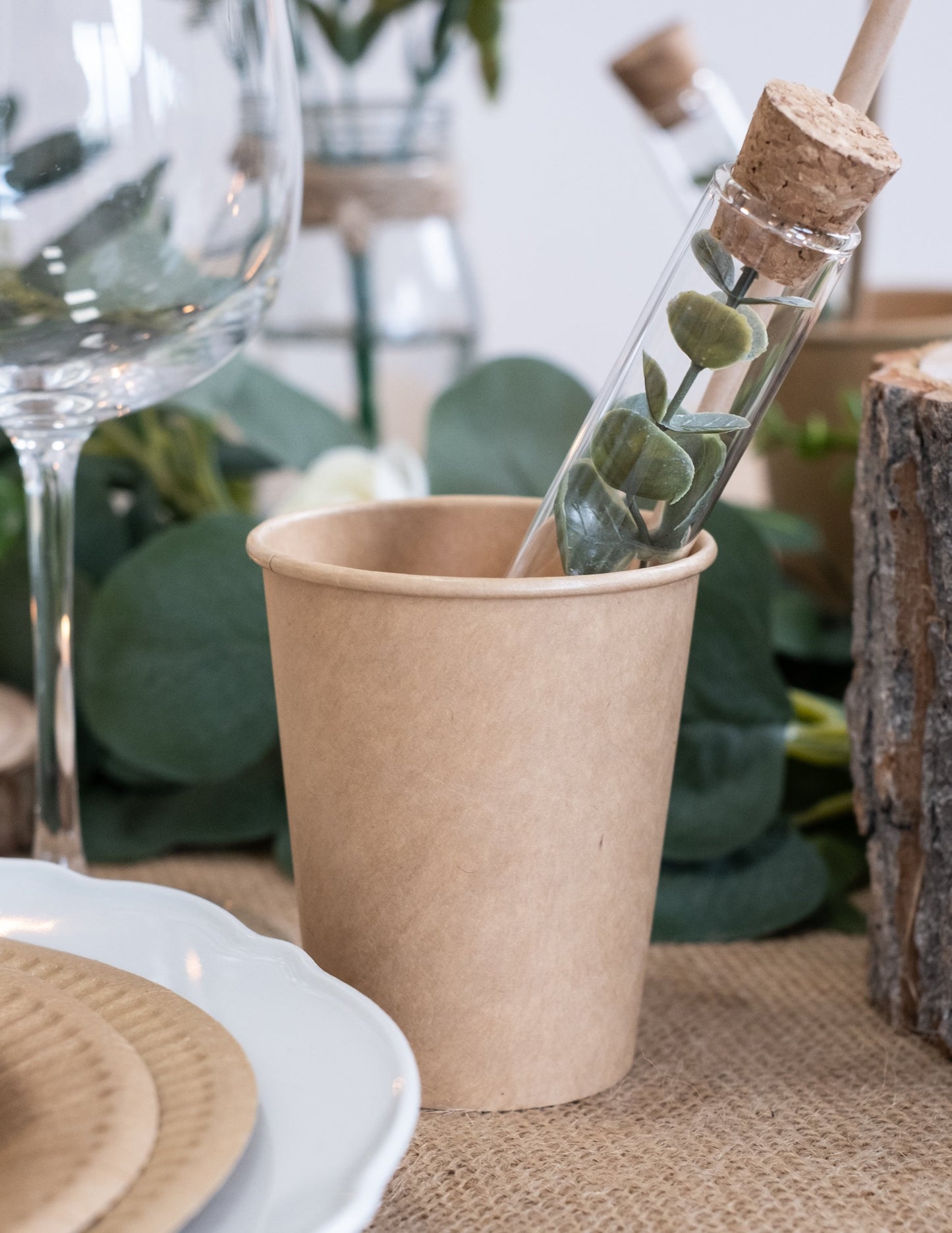 20 kraft karton csésze 200 ml