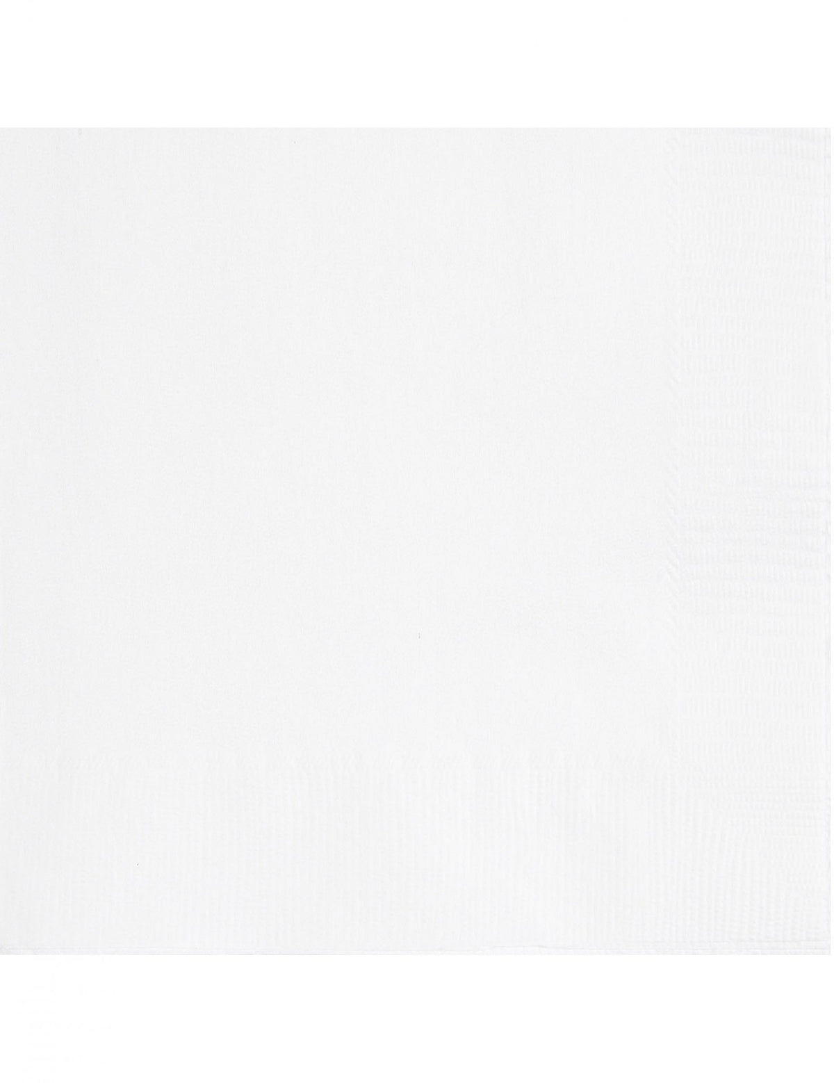 Serviettes en papier blanches