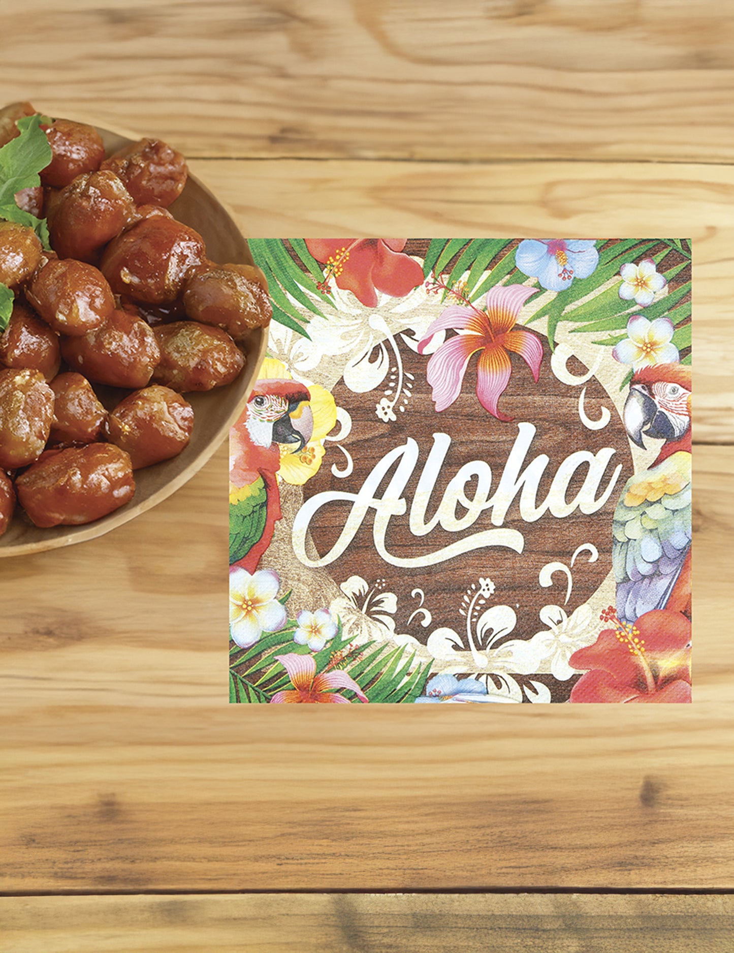 20 Aloha Hawaii szalvéták 16 x 16 cm