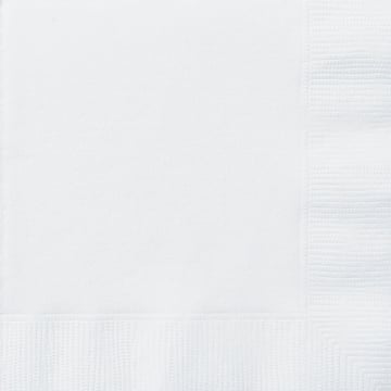 20 fehér papír törülköző 33 x 33 cm
