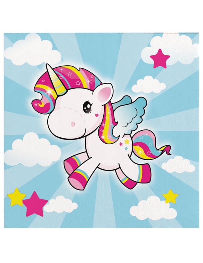 20 33x33cm Unicorn Papír törülközők