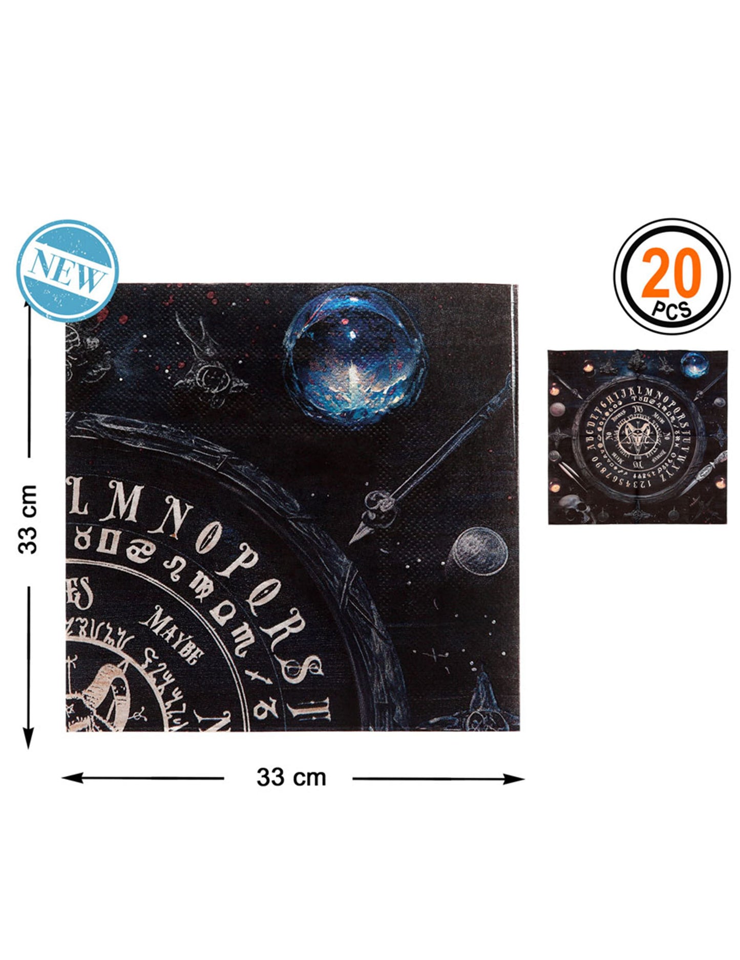 20 Ouija papírtörülköző 33 x 33 cm