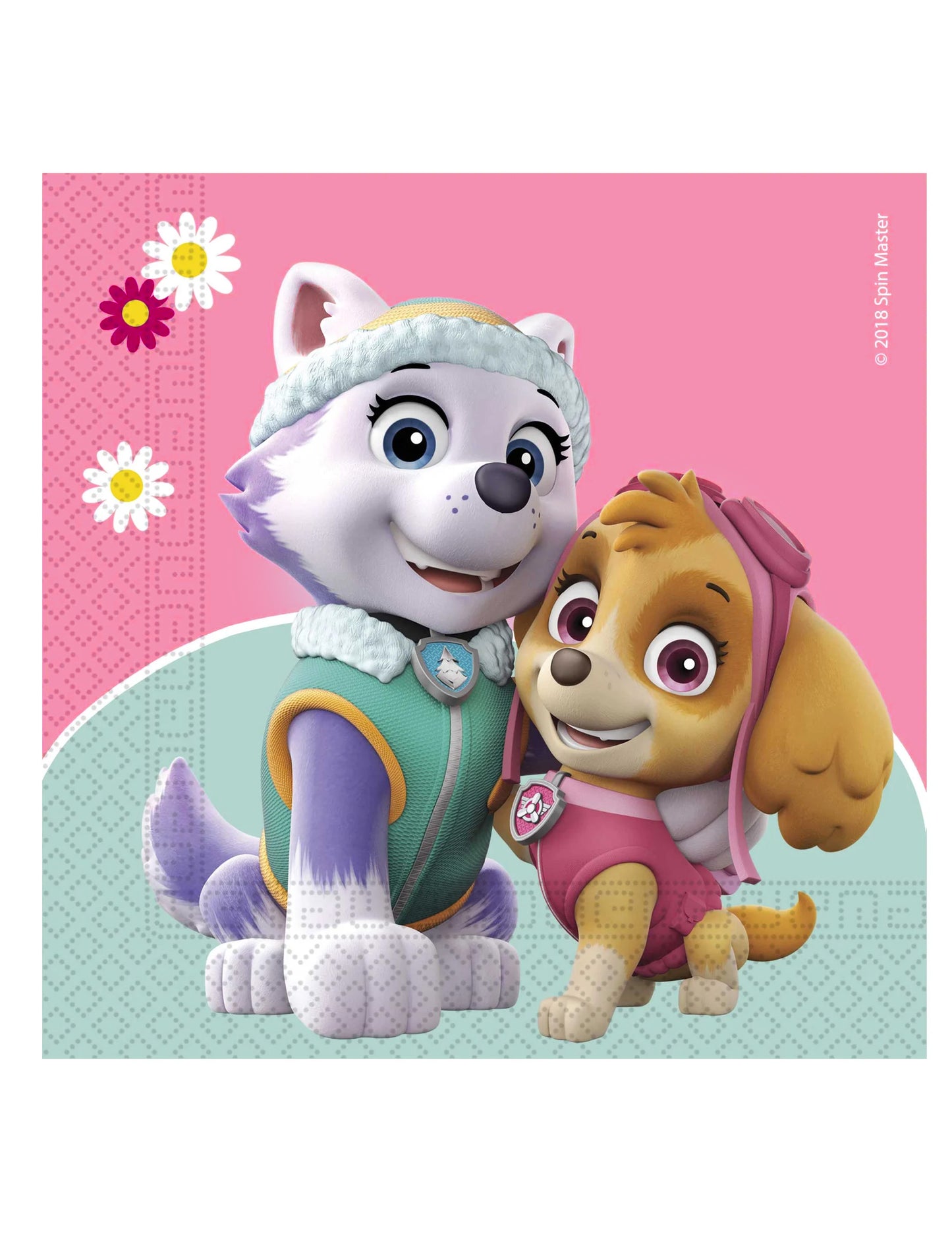 20 Pat 'Skye és Everest Patrol törölközők 33 x 33 cm