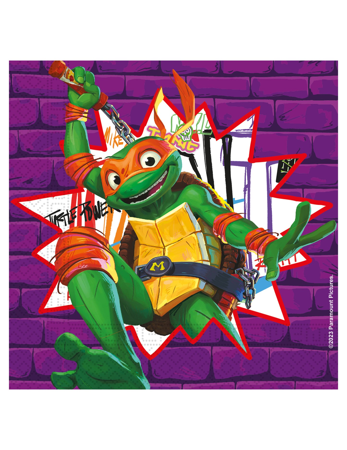 20 db Tini Nindzsa Teknőcök: Új Generáció™ Papírszalvéta 33 x 33 cm