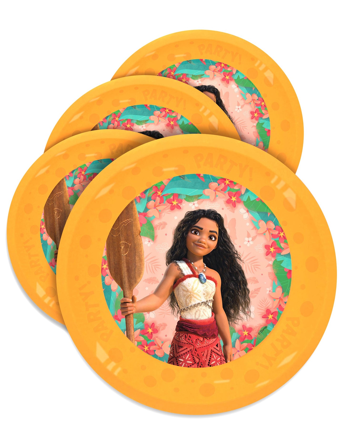 4 újrafelhasználható lemez Vaiana 2 21 cm