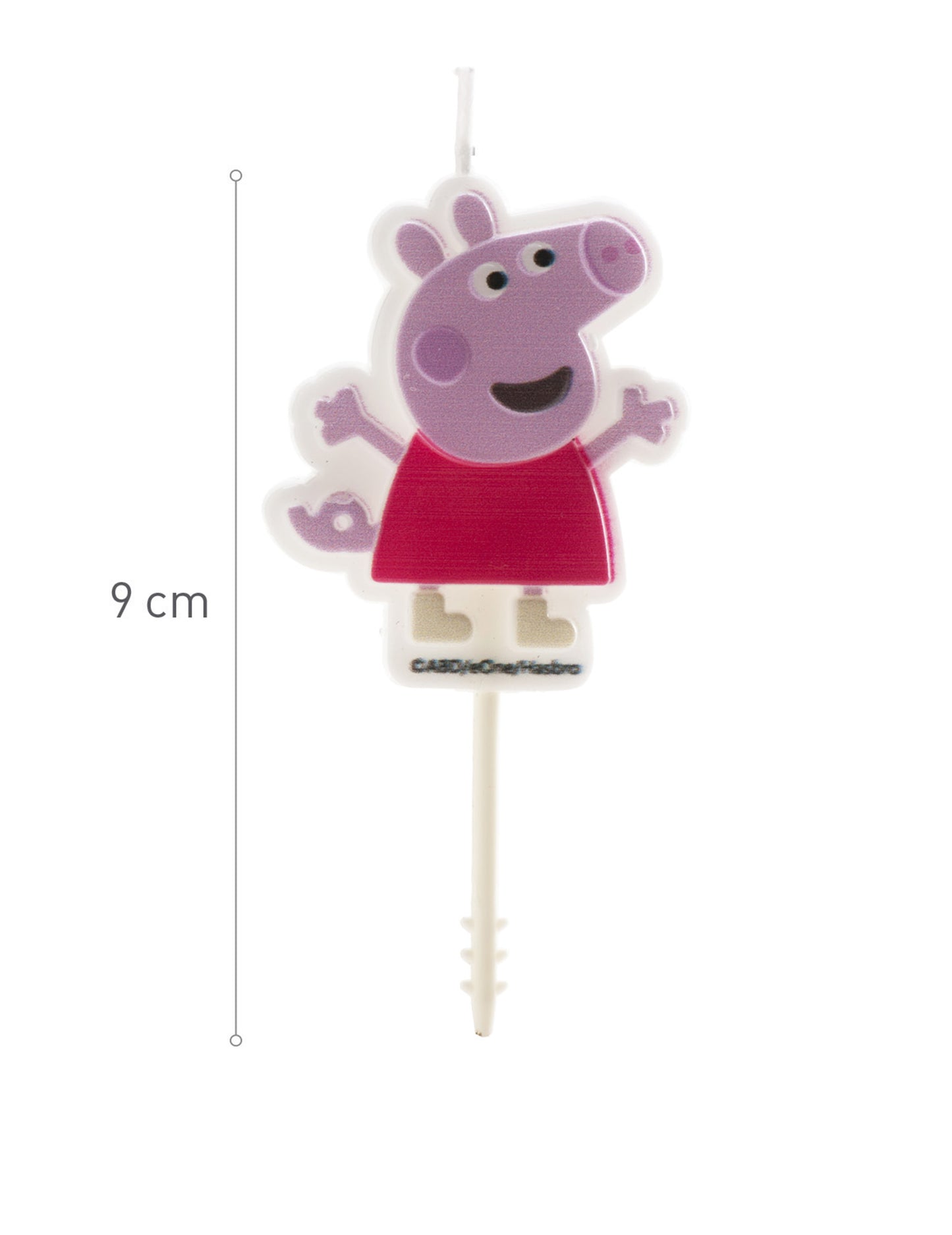 4 Peppa Pig születésnapi gyertyák