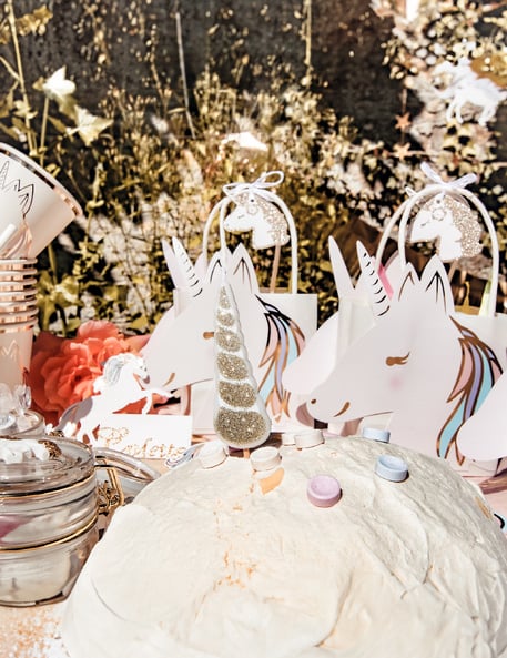 4 unikornis szarv gyertya 10 cm pezsgő csillogás