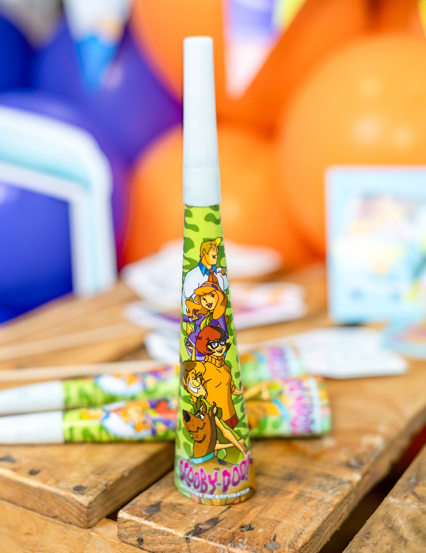 4 Fête Cornets 20 cm Scooby Doo