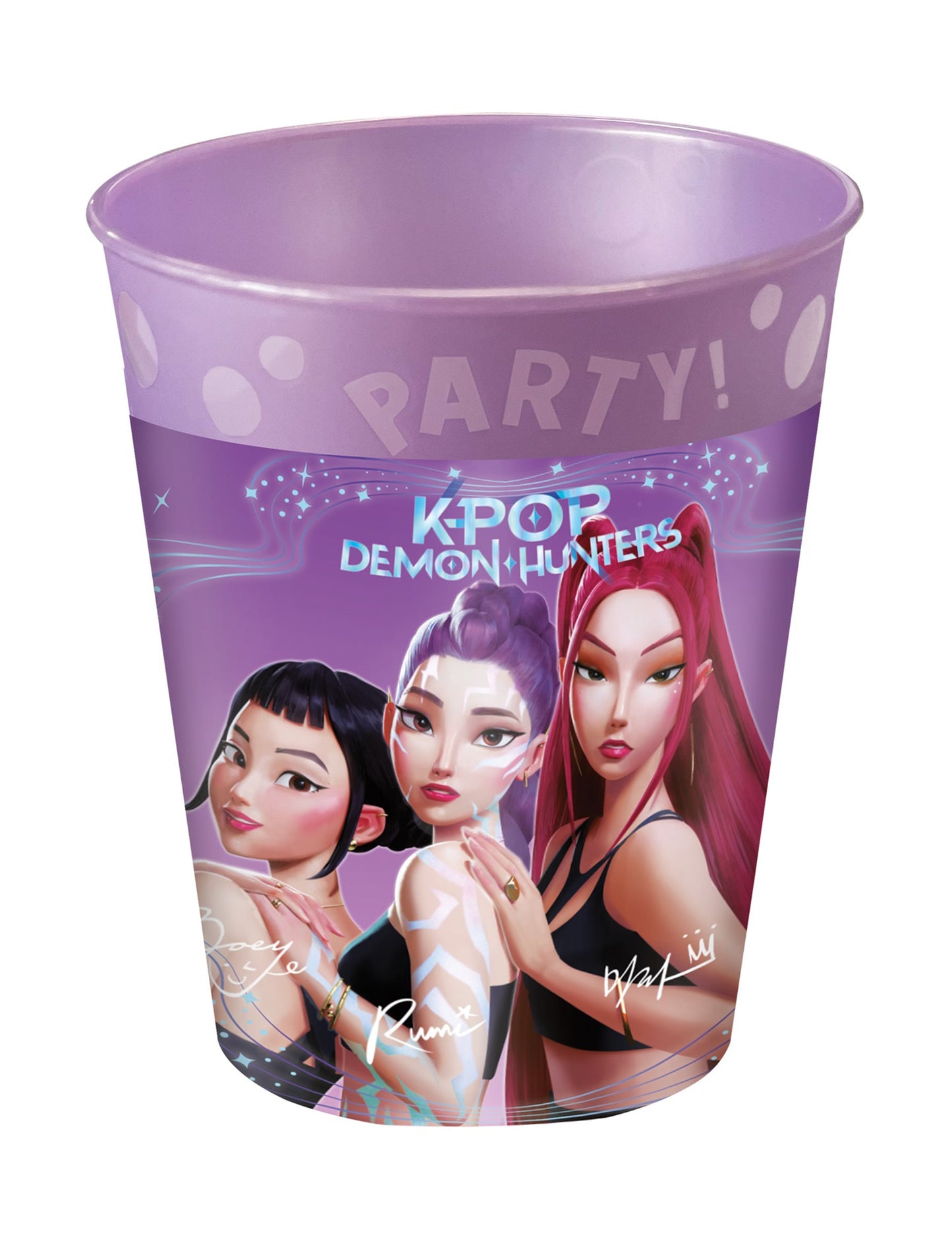 Gobelet en plastique réutilisable K-pop Demon Hunters violet