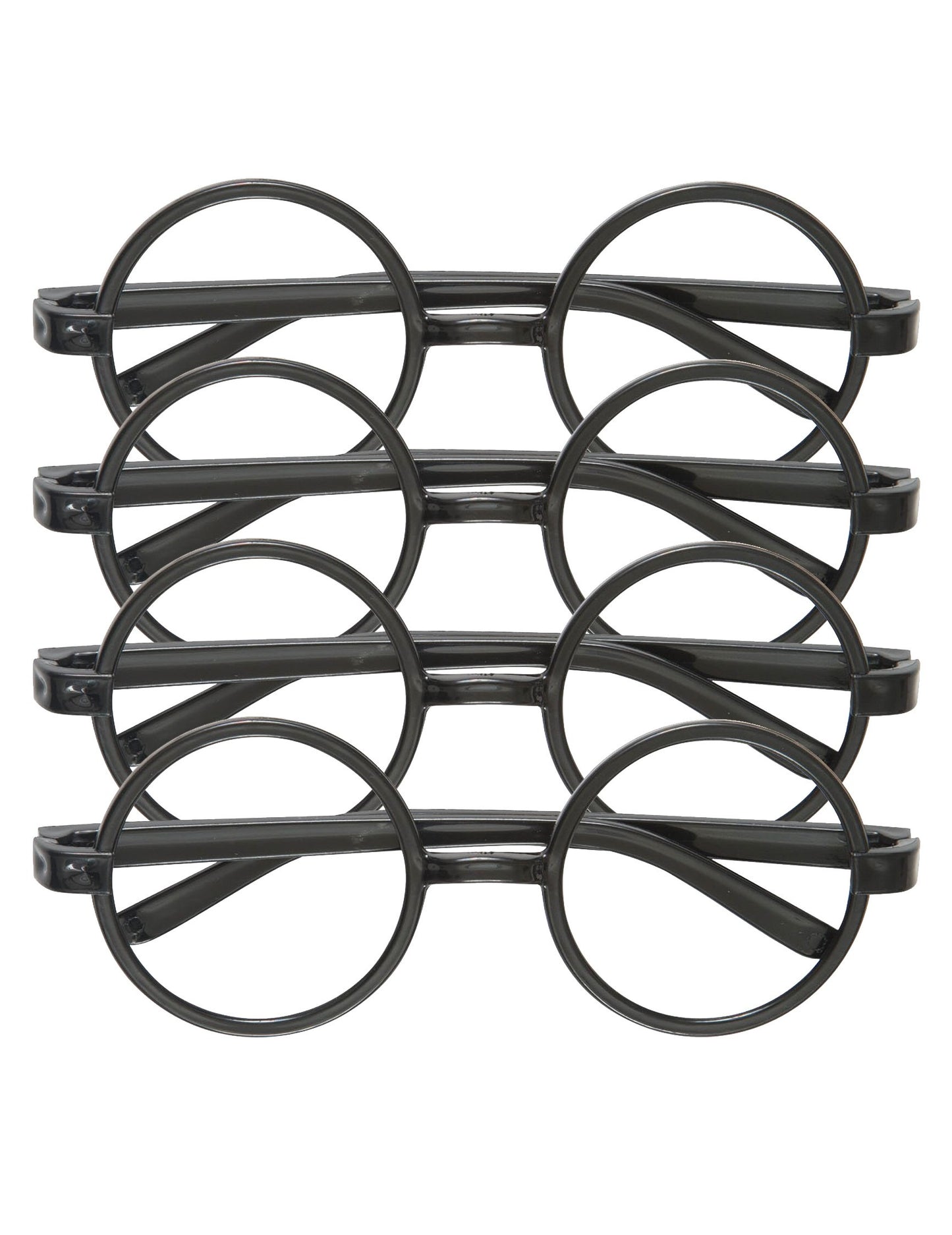 4 paires de lunettes Harry Potter pour enfant noires rondes sans verres