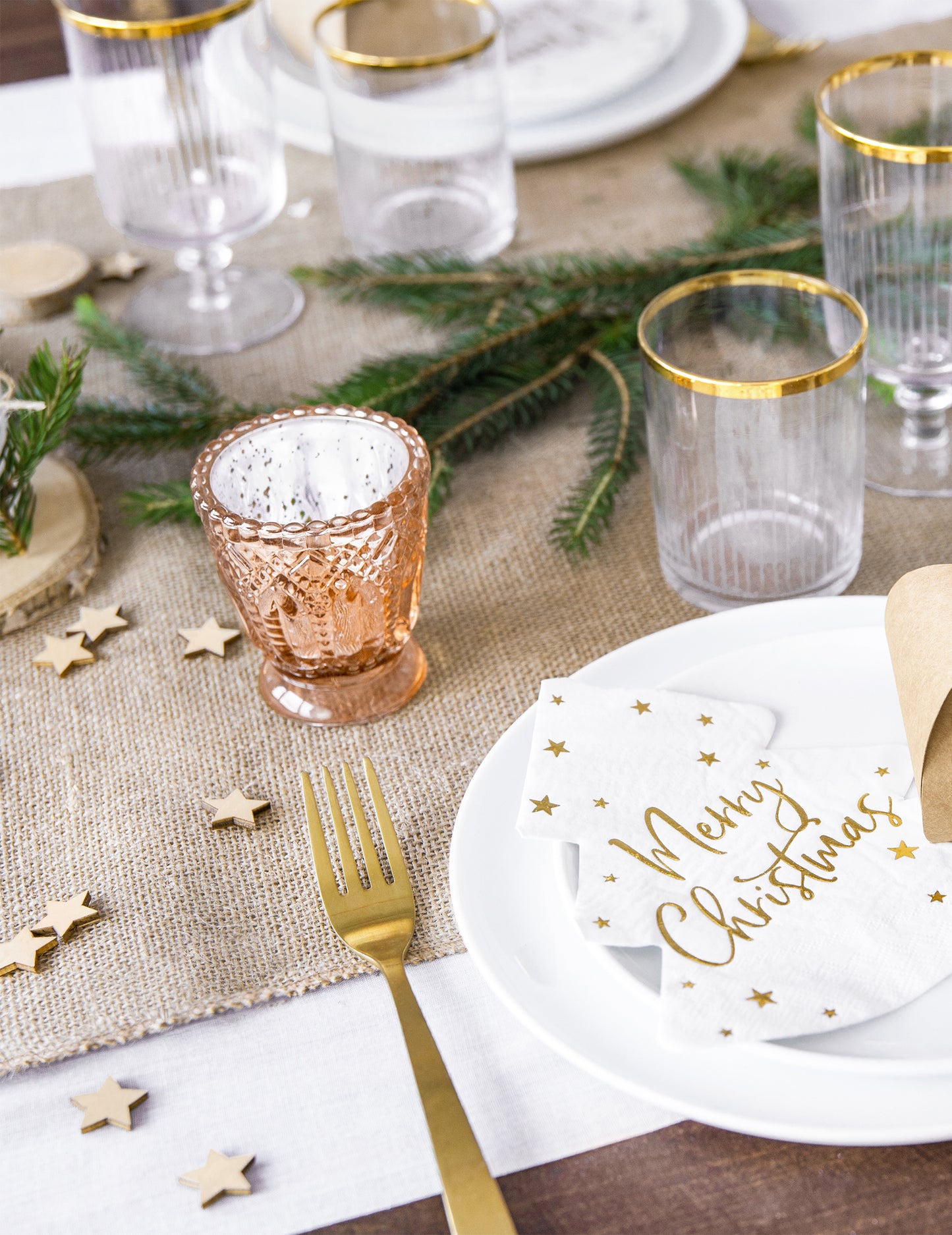 4 rozéarany üveg gyertyatartó 8 cm esküvői dekoráció