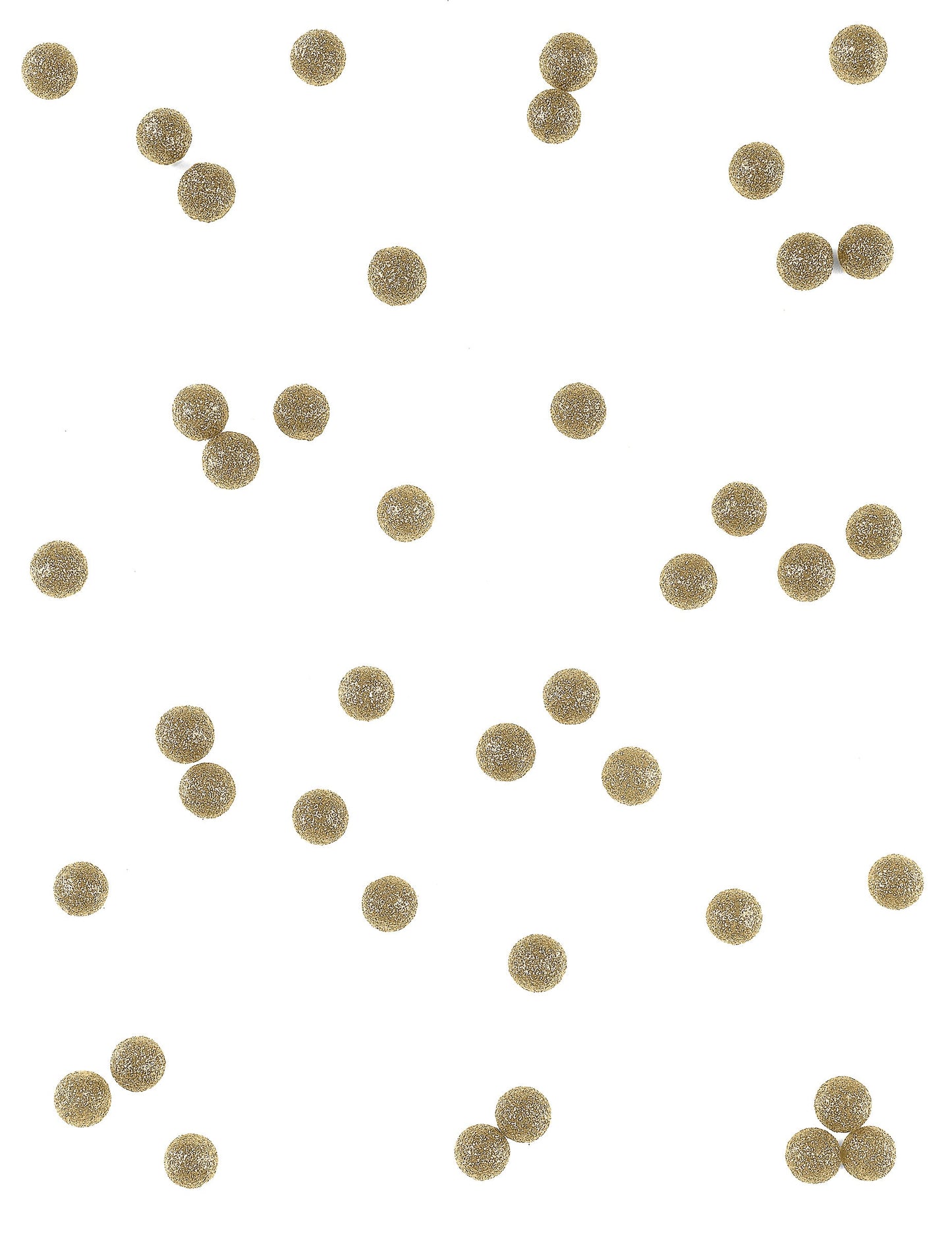 Vue d'ensemble des boules de décoration pailletées pour fête