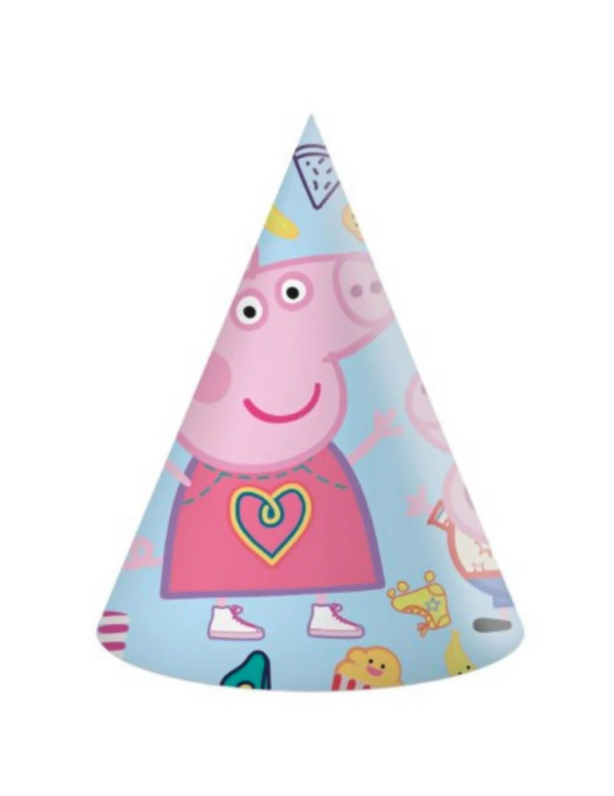 Peppa malac gyermek kék buli kalap