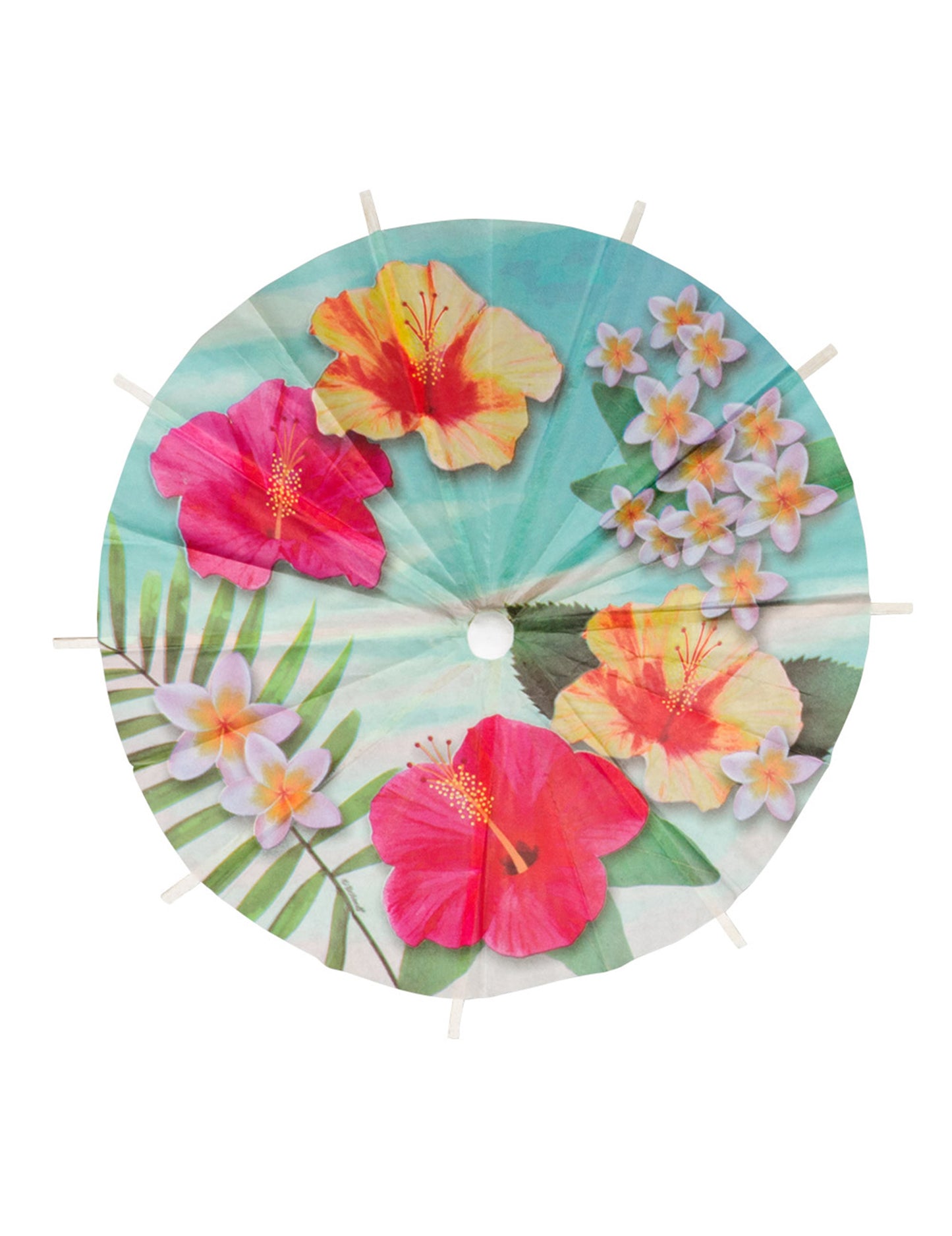 6 Hawaii party koktél napernyő cm