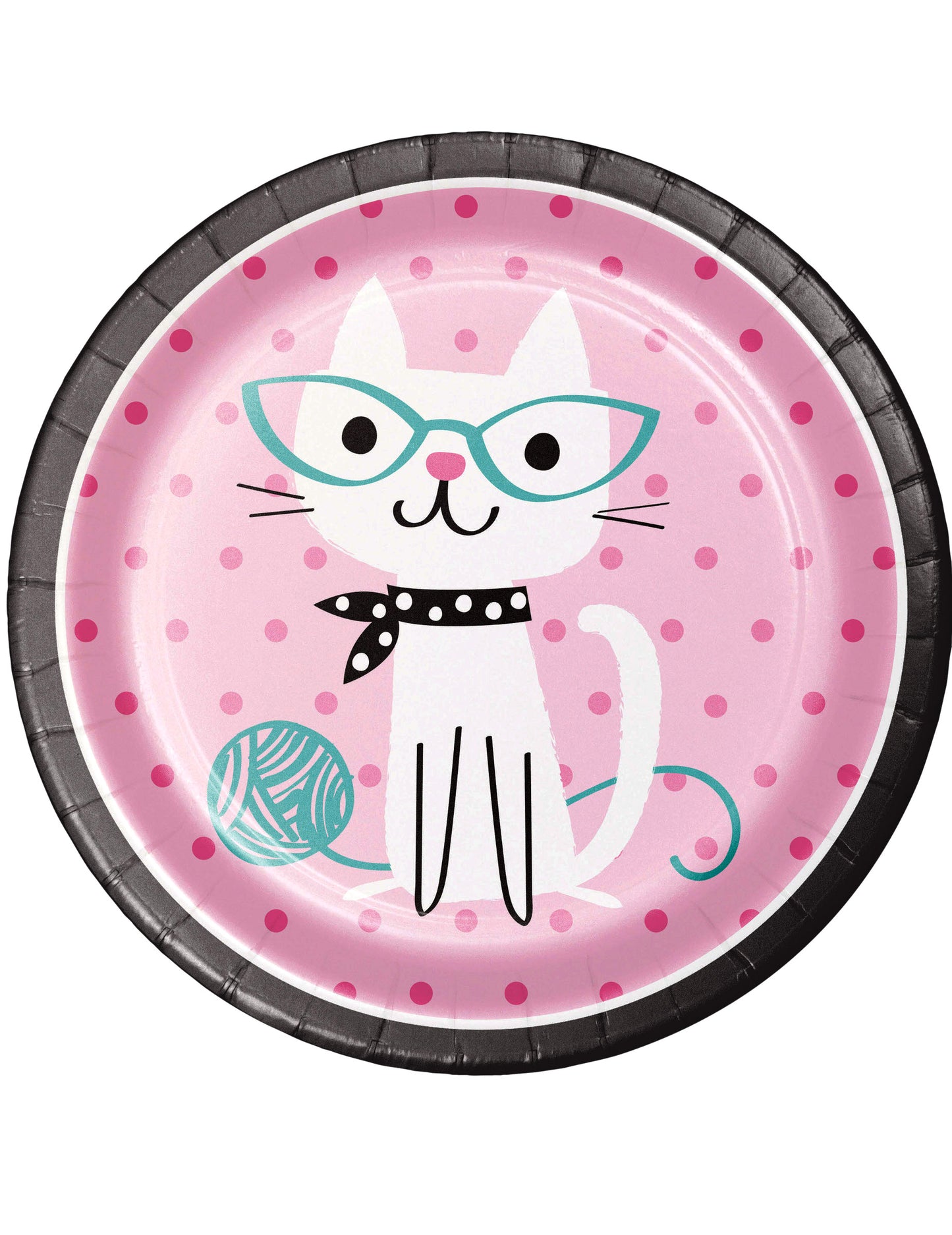 8 db macska alakú kartontányér 22 db cm születésnapi rózsa