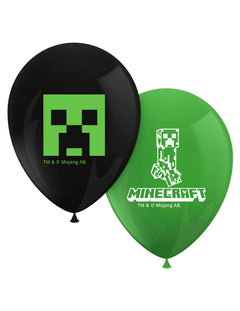 Minecraft születésnapi dekoráció