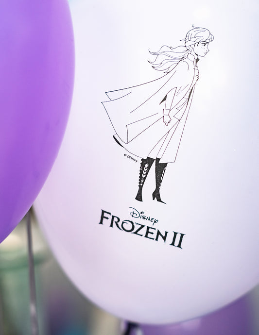 Détail de l'illustration d'Elsa du ballons en latex La Reine des Neiges 2