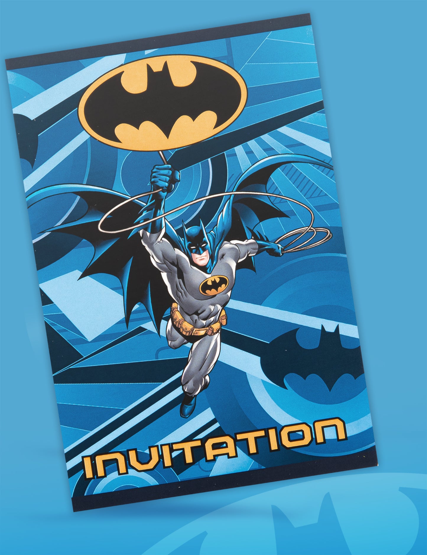 8 meghívó a Batman borítékokkal 10x16cm