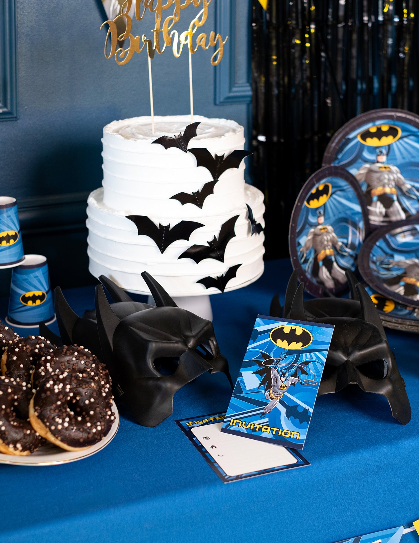 8 meghívó a Batman borítékokkal 10x16cm