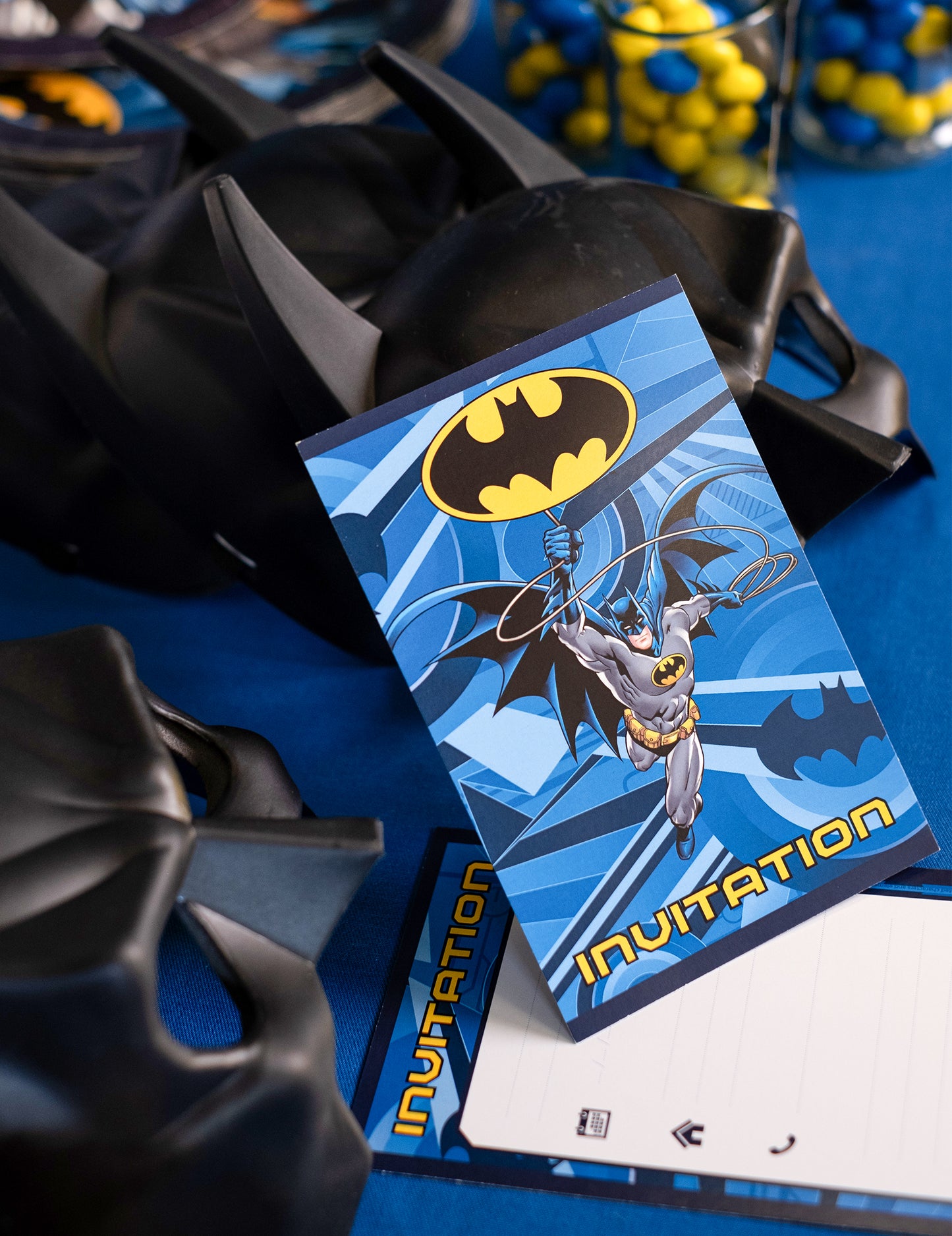 8 meghívó a Batman borítékokkal 10x16cm