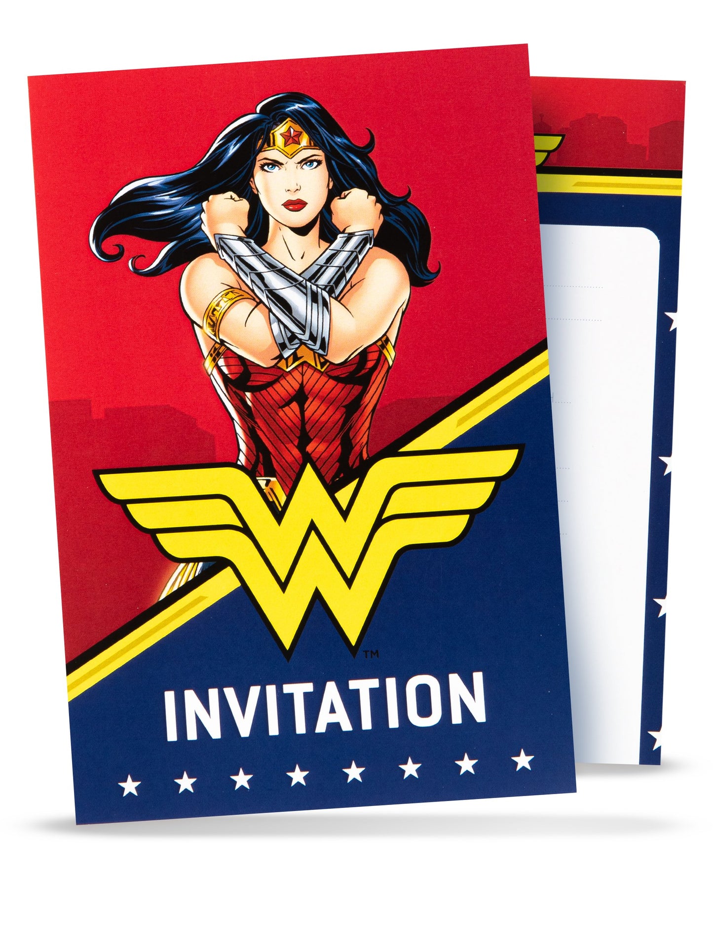 8 meghívó a Wonder Woman 10x16cm borítékokkal