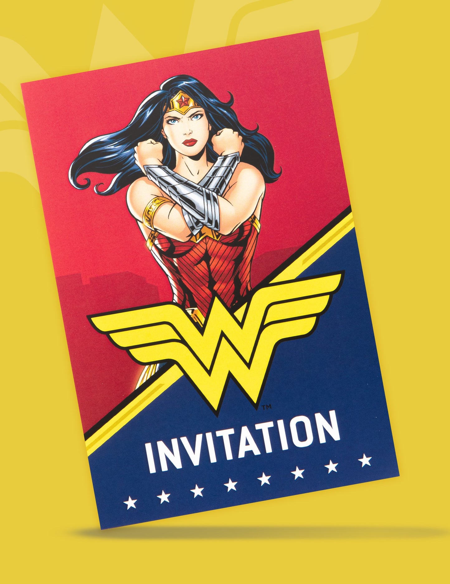 8 meghívó a Wonder Woman 10x16cm borítékokkal