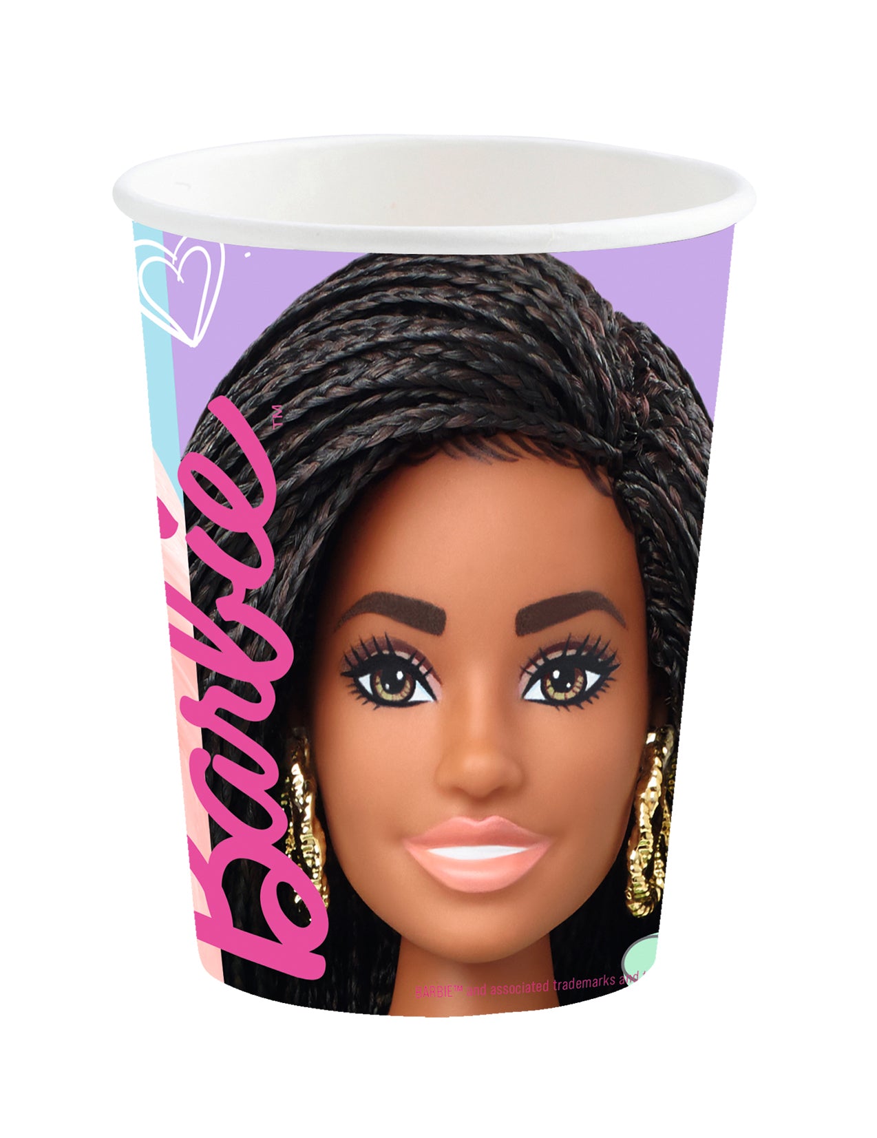 8 db Barbie Édes Élet™ 250 ml-es papírpohár