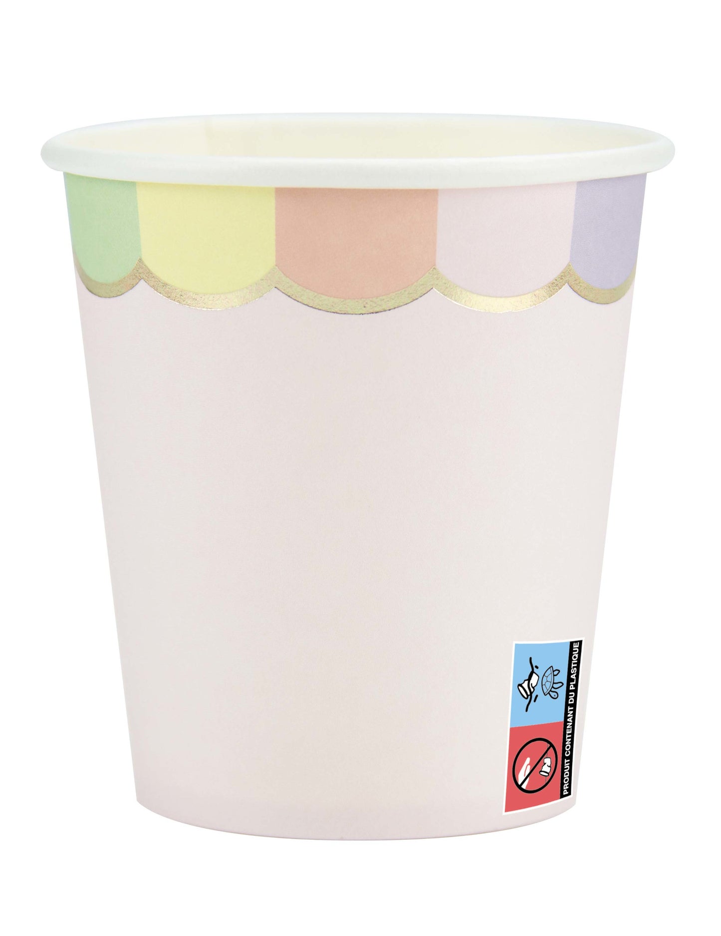 8 pasztell rózsaszín mag serlegek 200 ml