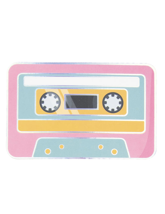 Détail du motif des invitations cassettes années 90
