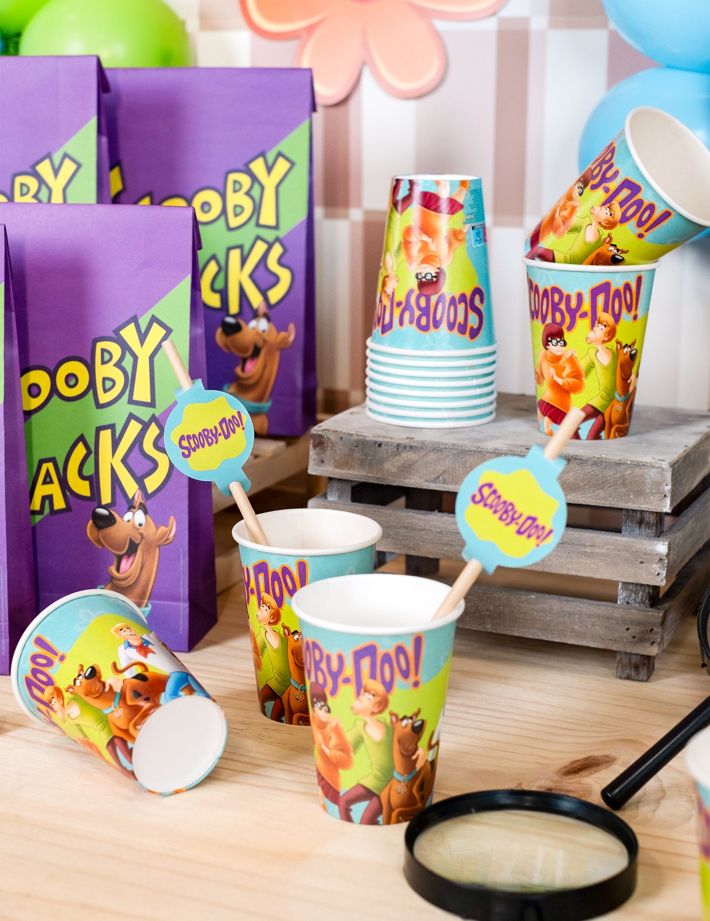 8 szalma medál a scooby-doo 20 cm-es kartonban