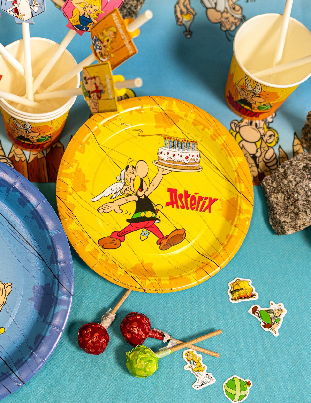 8 kislemez karton Asterix 18 cm