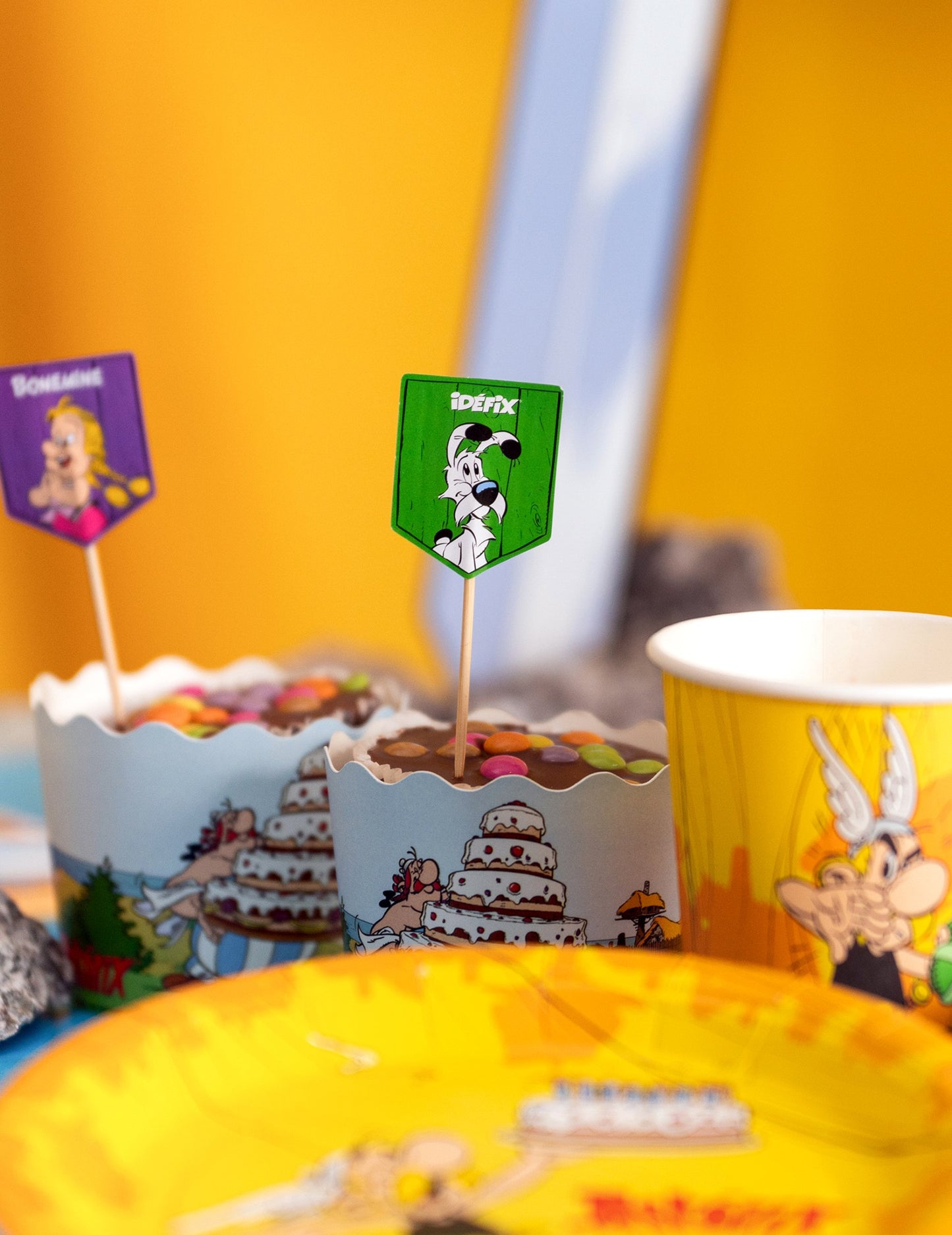 8 csúcs az Asterix cupcakes -ben