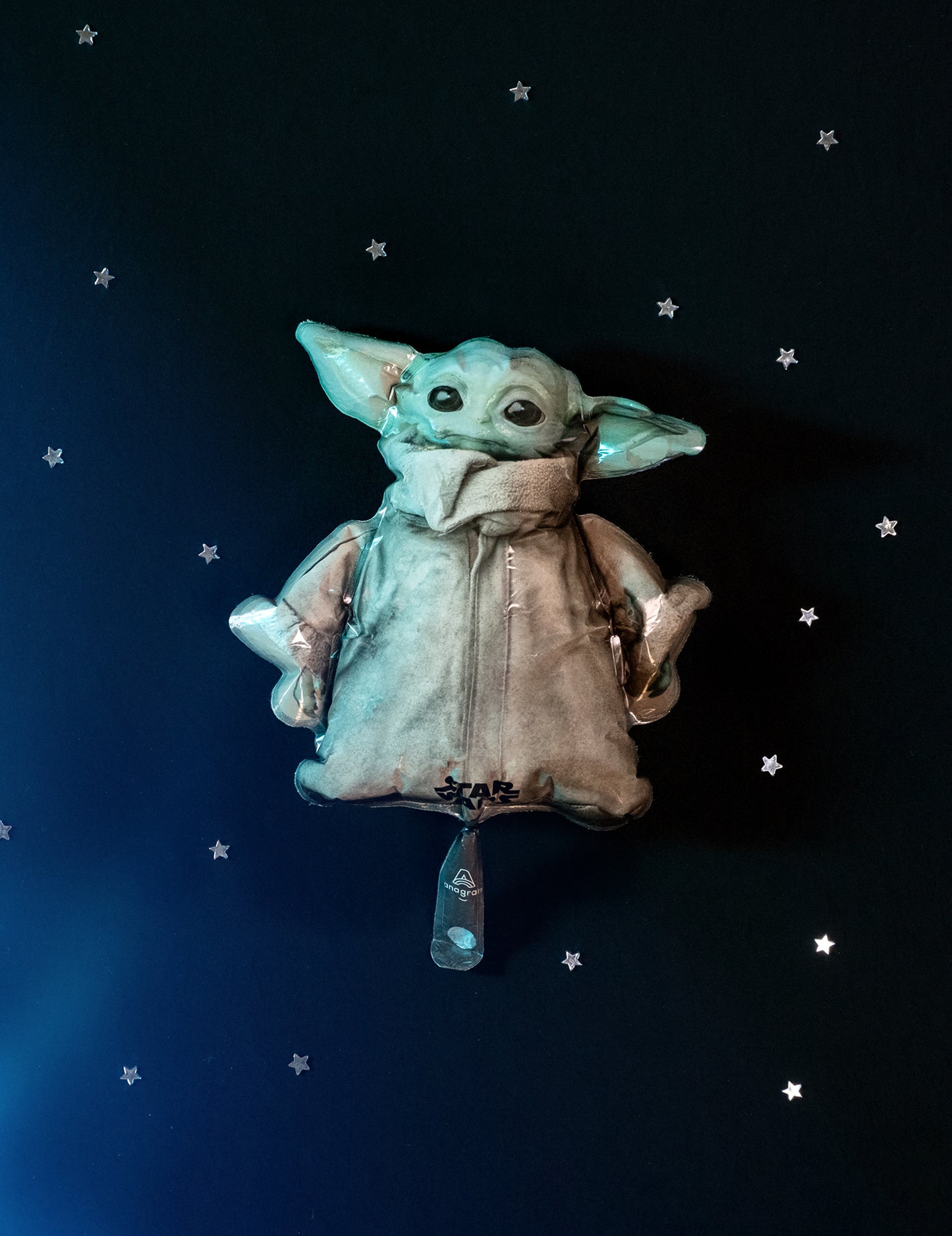 Baba alumínium ballon yoda a mandalorián 23 cm