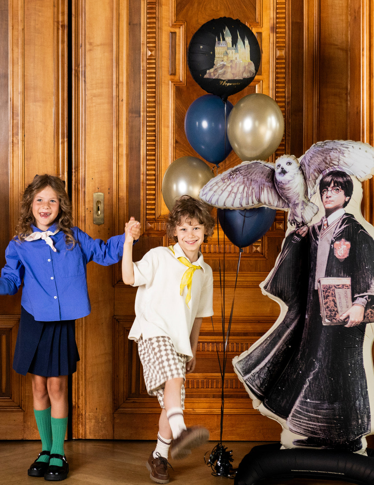 Ballon aluminium Harry Potter™ Château de Poudlard 35 cm
